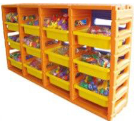 Фотография Этажерка с ящиками для игрушек