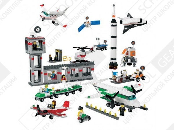 Фотография Космос и аэропорт. LEGO Код 9335
