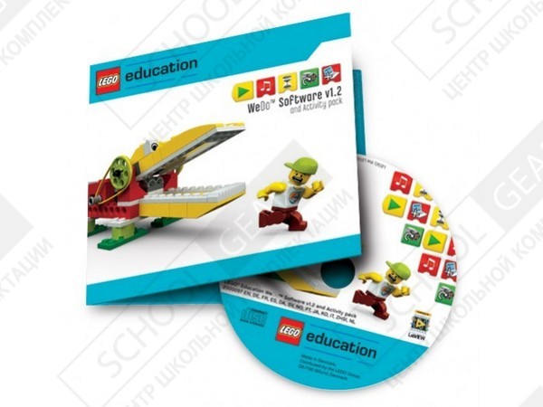 Фотография Программное обеспечение LEGO Education WeDo v.1.2, комплект занятий, книга для учителя. Код 2000097