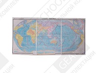 Учебная карта "Карта океанов"