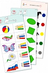 Комплект карточек (10) ''Обучающий калейдоскоп для ДОУ. Познание. Цвет и форма''
