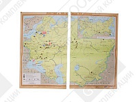 Учебная карта "Россия в19 - нач. 20 столетия"