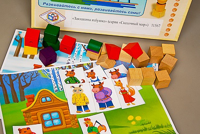 Игровой набор Фребеля "Заюшкина избушка" (серия "Сказочный мир". Выпуск 1)