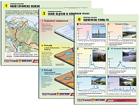 Комплект таблиц по географии раздаточный "Природа России"